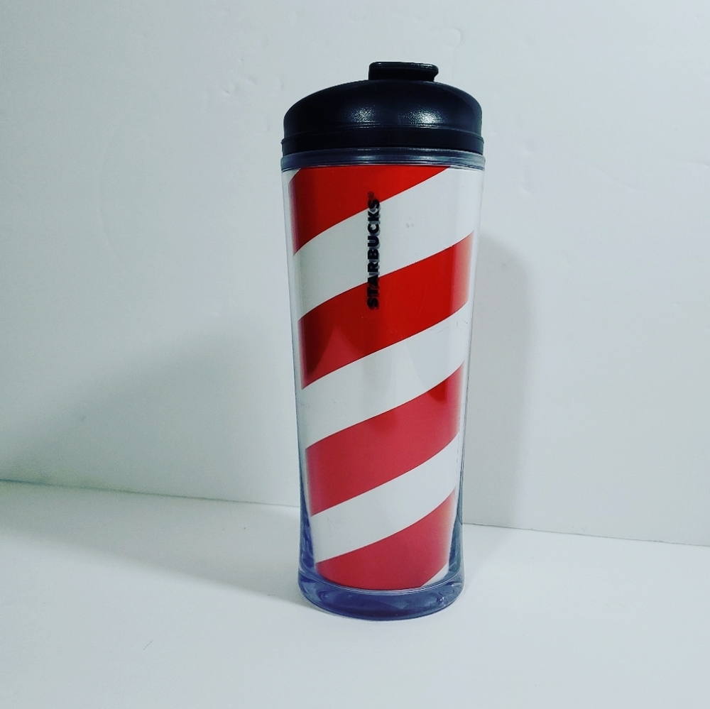 Starbucks Striped Holiday Tumbler